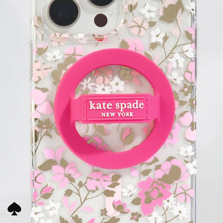 Kate Spade New York Magnetický úchyt na smyčku - MagSafe držák na prst (Pom Pom Pink)