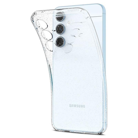 Spigen Liquid Crystal Glitter - Case for Samsung Galaxy A55 5G (Transparent)