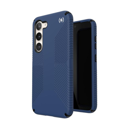 Speck Presidio2 Grip - Étui antidérapant pour Samsung Galaxy S23 (Bleu côtier/Noir)