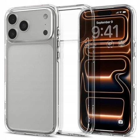 ETUI DO IPHONE 17 PRO SPIGEN ULTRA HYBRID ORYGINALNE PRZEZROCZYSTE CASE