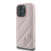 Karl Lagerfeld Quilted Signature - Case for iPhone 16 Pro Max (pink)