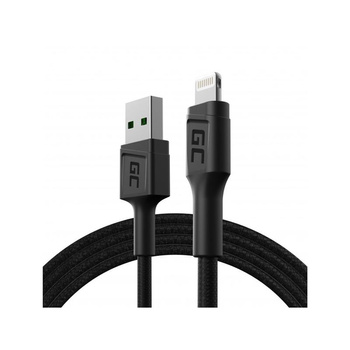 Green Cell PowerStream - USB-A - Lightning cable 120cm charge rapide Apple 2.4A
