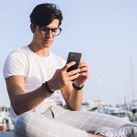 Spigen Optik Pro GLAS.TR EZ Fit Camera Protector 2-Pack - Objektívvédő üveg 2 db. samsung Galaxy S23 / S23+ készülékhez (fekete)