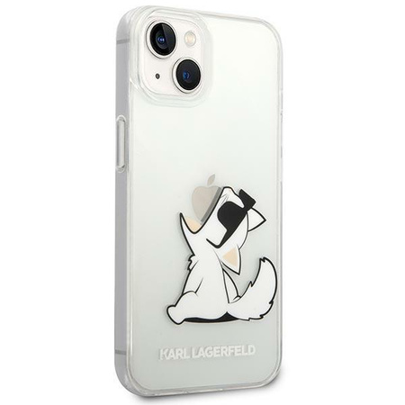Karl Lagerfeld Choupette Fun-Sonnenbrille - iPhone 14 Etui (Transparent)