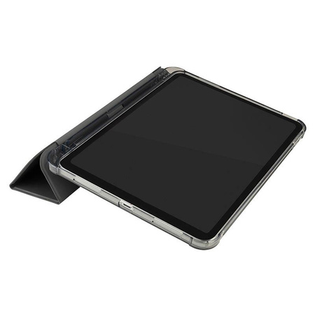 Tucano Satin Case - pouzdro pro iPad 11" (2025) / iPad 10,9" (2022) s magnetem a stojánkem a držákem Apple Pencil (šedé)