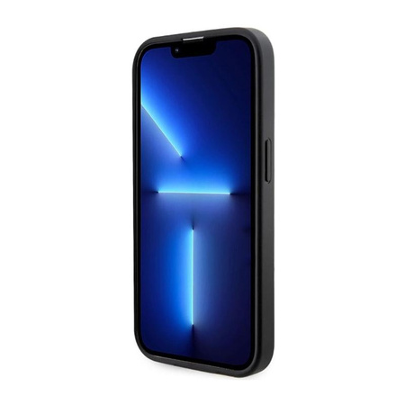 Guess GCube Stripes MagSafe - Schutzhülle für iPhone 14 Pro (Schwarz)