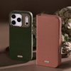 ETUI Z KLAPKĄ DO IPHONE 17 PRO do MAGSAFE MOSHI SKÓRZANE MAGNETYCZNE