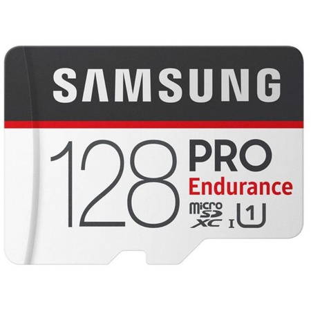 Carte mémoire Samsung microSDXC Pro Endurance - 128 Go Classe 10 UHS-I/U1 100/30 Mo/s avec adaptateur