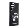 Karl Lagerfeld NFT Saffiano Karl & Choupette - Étui Samsung Galaxy S23 Ultra (noir)