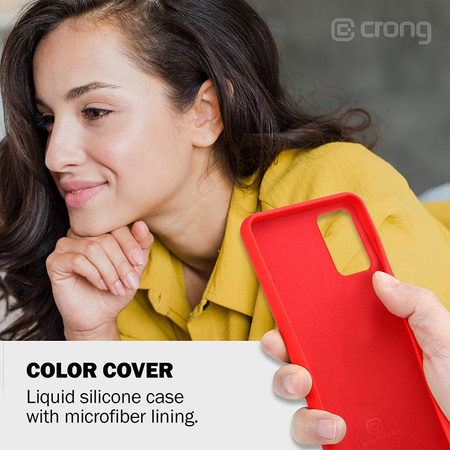 Crong Color Hülle - Samsung Galaxy A51 Gehäuse (schwarz)