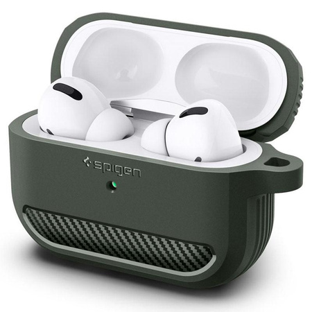 Spigen Rugged Armor - Pouzdro pro Apple Airpods Pro (Zelené)