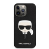 Karl Lagerfeld Saffiano Ikonik Karl`s Head - Etui iPhone 13 Pro Max (czarny)