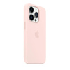 Silikonové pouzdro Apple - Silikonové pouzdro s MagSafe pro iPhone 14 Pro (křídově růžové)
