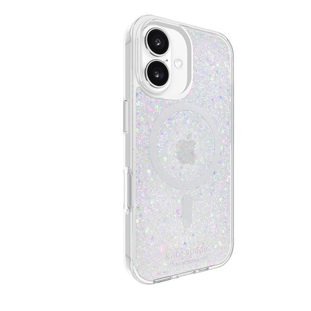 Kate Spade New York Protective MagSafe - Case for iPhone 16 (Chunky Glitter)