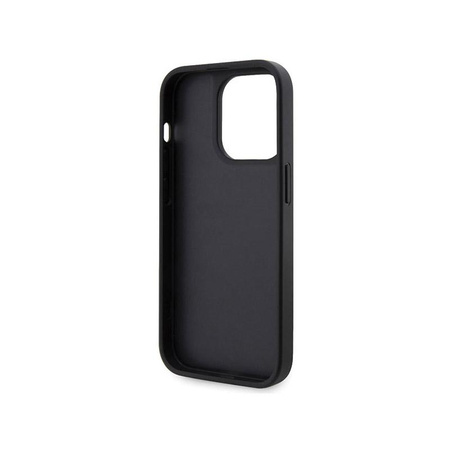 Guess Rhinestone Triangle - iPhone 14 Pro Case (black)