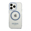 Guess Metal Outline MagSafe - Hülle für iPhone 13 Pro (Klar)