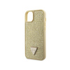 Guess Rhinestone Triangle - Case for iPhone 14 Plus (Gold)