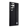 BMW Leder strukturiert & gestreift - Samsung Galaxy S23 Ultra Tasche (schwarz)