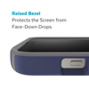Speck CandyShell Pro - iPhone 14 Plus Case with MICROBAN Coating (Prussian Blue / Cloudy Grey)