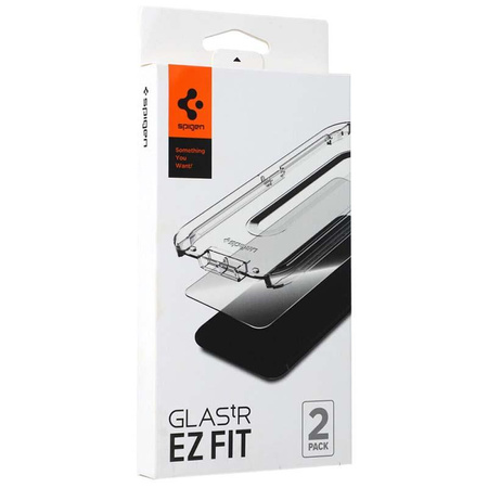 Spigen üveg.TR EZ Fit 2-Pack - Edzett üveg iPhone 12 / iPhone 12 Pro készülékhez 2 db
