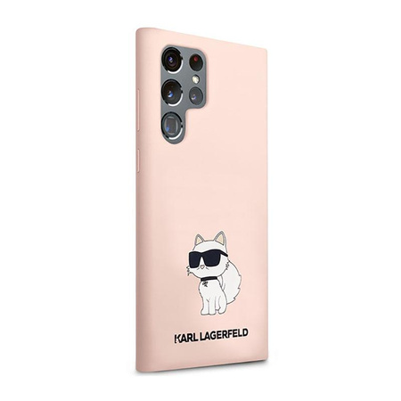 Karl Lagerfeld Silicone NFT Choupette - Samsung Galaxy S23 Ultra Case (pink)