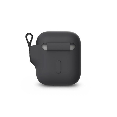 Moshi Pebbo - AirPods case with detachable wrist strap (Shadow Black)
