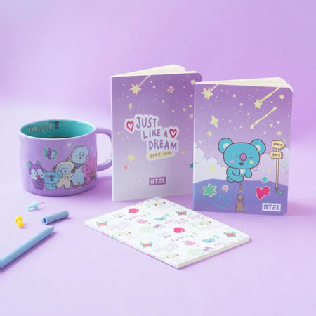 BT21 - Set mit 3 KOYA-Notizbüchern im A6-Format