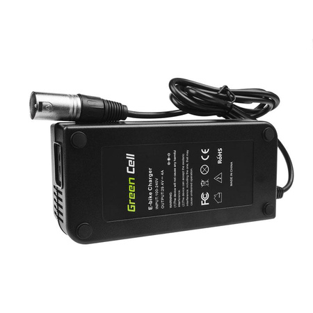 Green Cell - Ladegerät 29.4V 4A (XLR 3 PIN) für 24V Elektrofahrrad Akku
