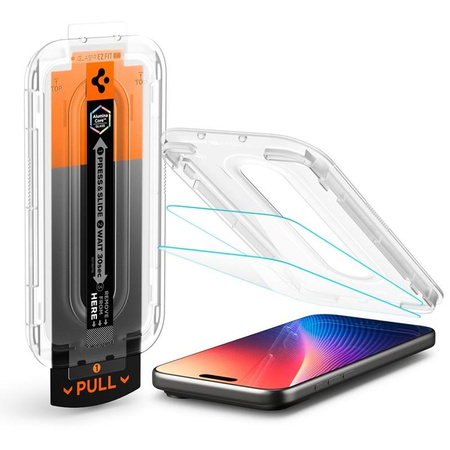 Spigen GLAS.TR EZ Fit Pro - Tempered Glass for iPhone 17 Pro Max / 16 Pro Max