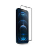 Crong 3D Armour Glass antibactérien - Verre trempé 9H pour iPhone 12 / iPhone 12 Pro plein écran + cadre d'installation