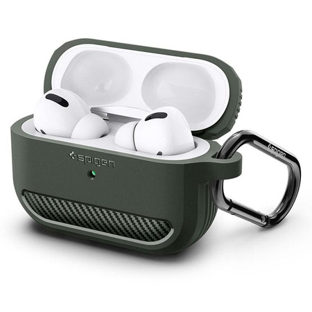 Spigen Rugged Armor - Pouzdro pro Apple Airpods Pro (Zelené)