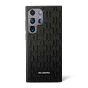 Karl Lagerfeld Monogram 3D minta - Samsung Galaxy S23 Ultra tok (fekete)