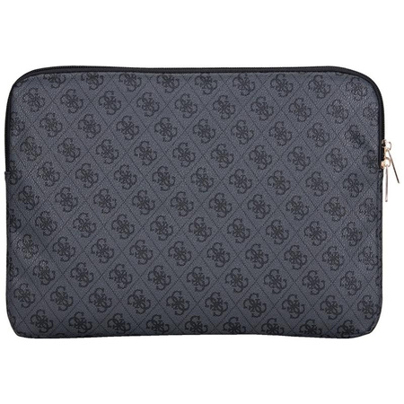 Guess 4G Zipper Pocket Triangle Logo Sleeve – Pouzdro na notebook 14" (černé)