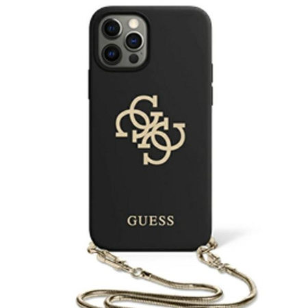 Guess 4G Big Logo Chain - pouzdro pro iPhone 11 (černé)