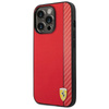 Ferrari Carbon - iPhone 14 Pro Max Tasche (Rot)