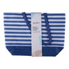 Alpina - Striped Beach Bag 49.3x16x34 cm (Navy / White)