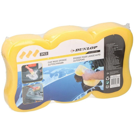 Dunlop - Gąbki do mycia samochodu 3 szt.