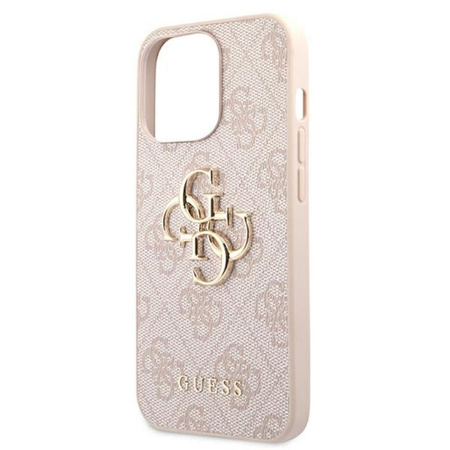Guess 4G Big Metal Logo - Case for iPhone 13 Pro Max (Pink)