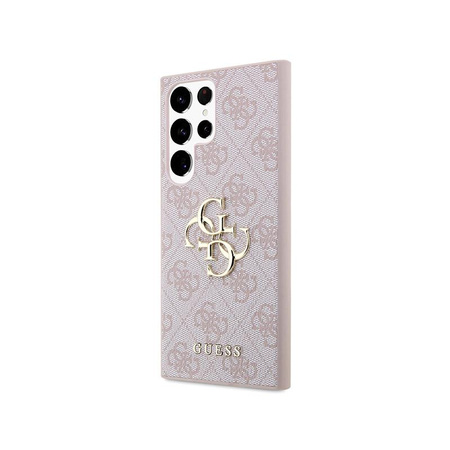 Guess 4G Big Metal Logo - Samsung Galaxy S23 Ultra Case (pink)