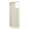 Karl Lagerfeld Fullbody Silicone Iconic - pouzdro pro iPhone 11 Pro (bílé)