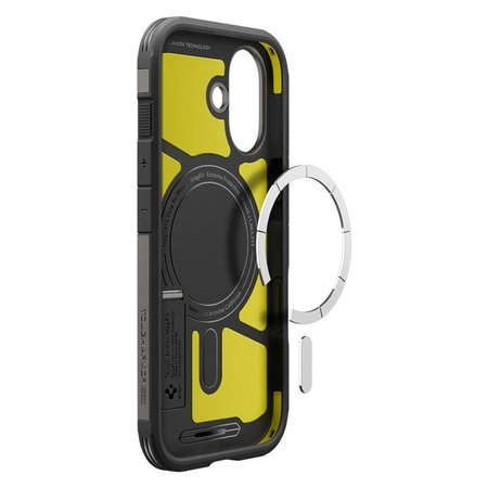 ETUI DO IPHONE 17 do MAGSAFE SPIGEN TOUGH ARMOR ORYGINALNE SZARE CASE