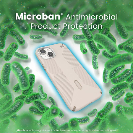 Speck Presidio2 Grip ClickLock & Magsafe - Coque iPhone 15 Plus / iPhone 14 Plus (Bleached Bone / Heirloom Gold / Hazel Brown)