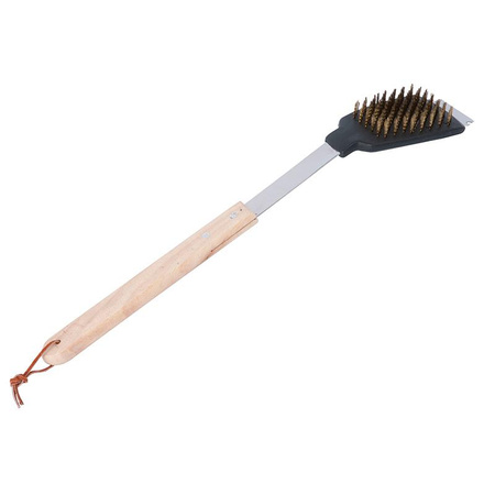 BBQ - kartáč na čištění grilu 2v1 a škrabka