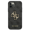 Guess 4G Big Metal Logo - iPhone 12 Pro Max tok (szürke)