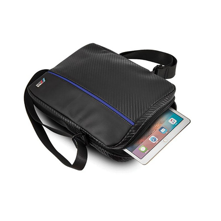 BMW Carbon Blue Stripe - brašna na 8" tablet (modrá)