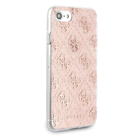 Guess 4G Glitter - iPhone SE 2020 / 8 / 7 Case (Pink)