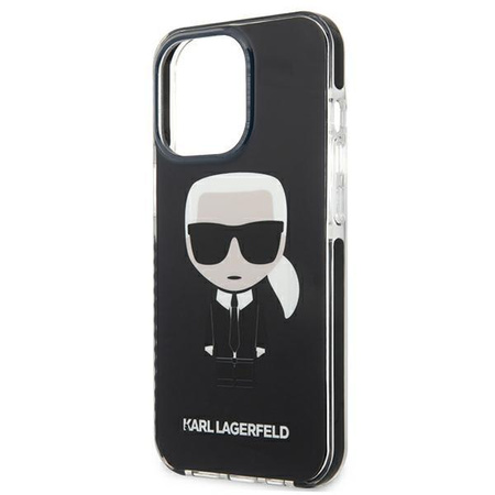 Karl Lagerfeld Fullbody Ikonik - Coque iPhone 13 Pro Max (Noir)