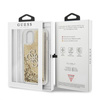 Guess Liquid Glitter 4G Big Logo - iPhone 11 Hülle (Gold)