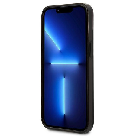 Karl Lagerfeld Gradient Ikonik Karl & Choupette - iPhone 13 Tasche (schwarz)