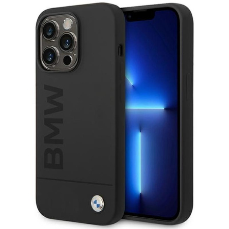 BMW Silicone Signature Logo Magsafe - iPhone 14 Pro Max Case (black)